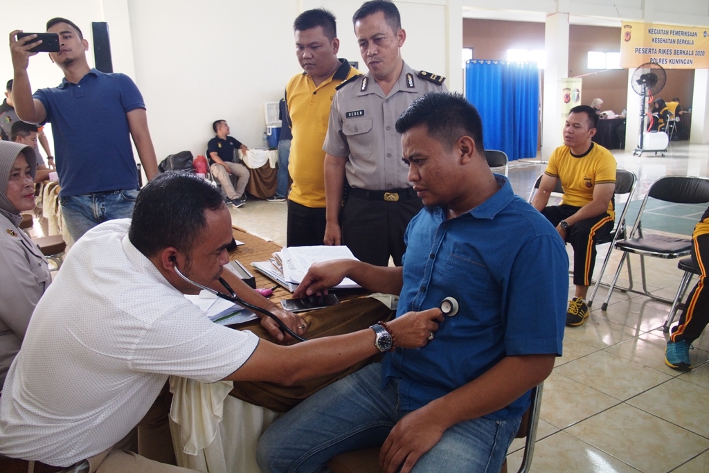 Polri Jaga Tubuh Tetap Prima, Jalani General Check Up