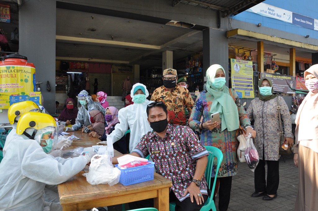 Takut Rapid Test, Pedagang Pasar Tutup Toko