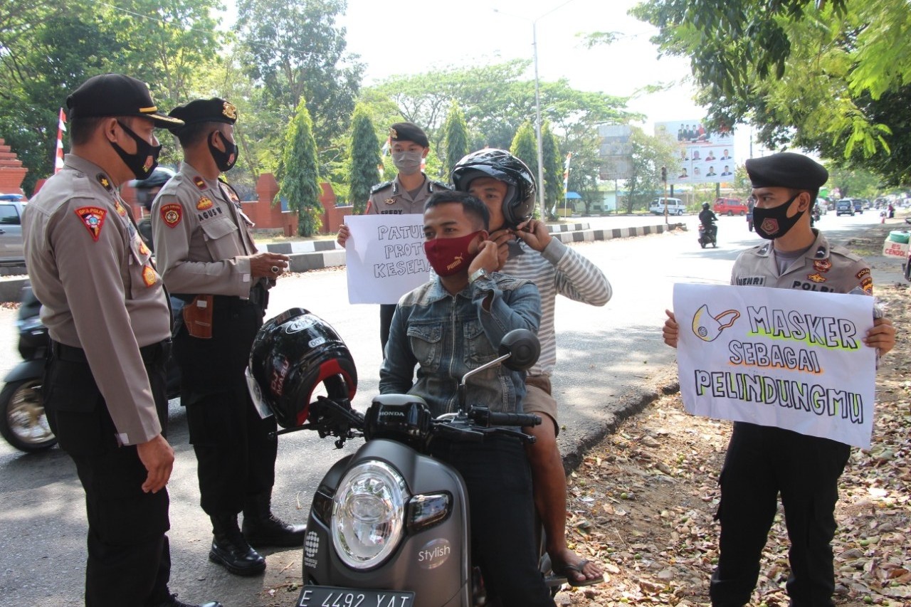 Polres Gencar Kampanye 3M kepada Pengguna Jalan