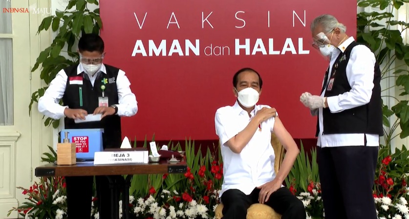 Presiden Jokowi Sudah Divaksin Covid-19, Begini Pelaksanannya