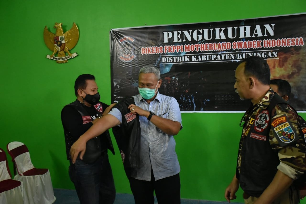 Bikers FKPPI Motherland Distrik Kuningan Dikukuhkan