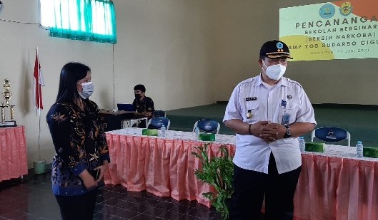 SMP Yos Sudarso dan BNN Kuningan Canangkan Sekolah Bersinar