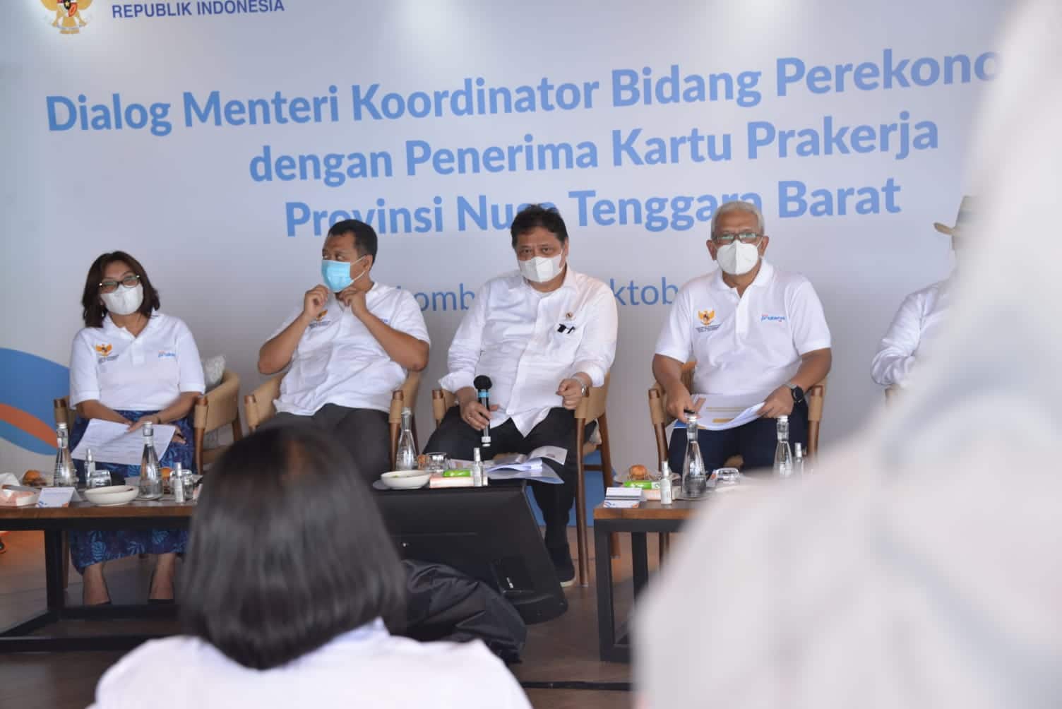 Menko Airlangga Semangati Penerima Kartu Prakerja di Provinsi NTB