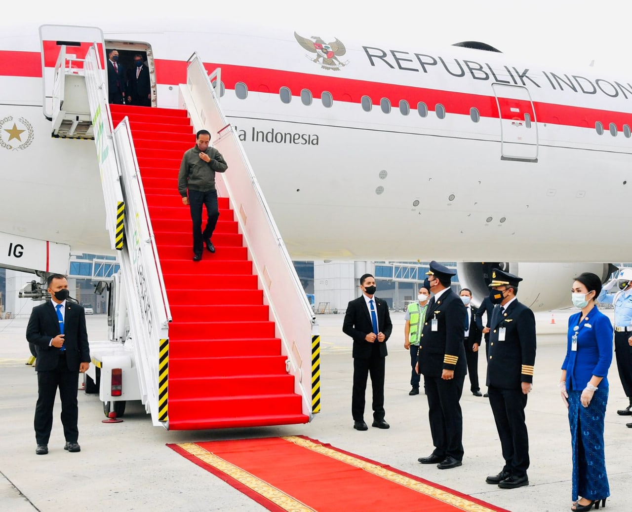 Tiba di Indonesia, Presiden Jokowi Karantina di Istana Bogor