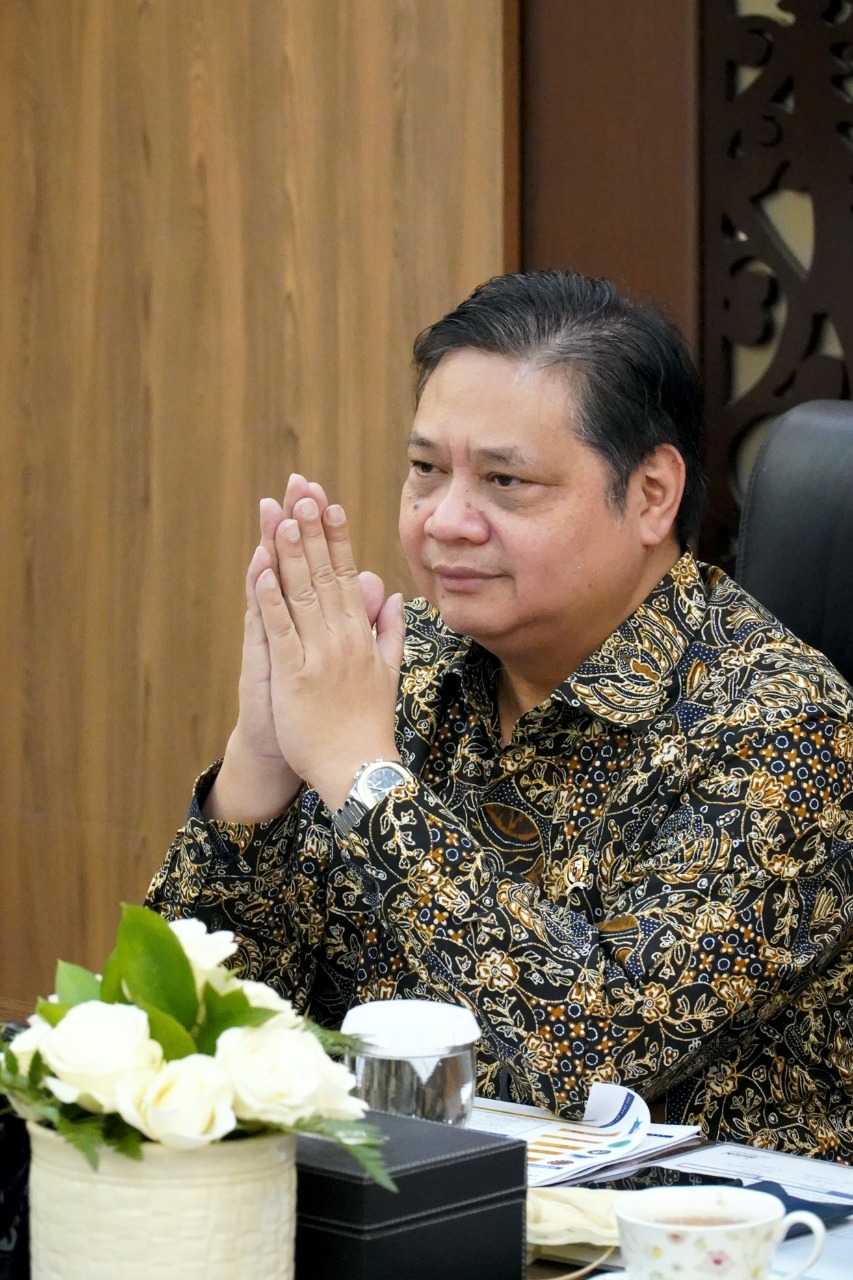 Menko Airlangga Optimistis Pertumbuhan Ekonomi di Tahun 2022