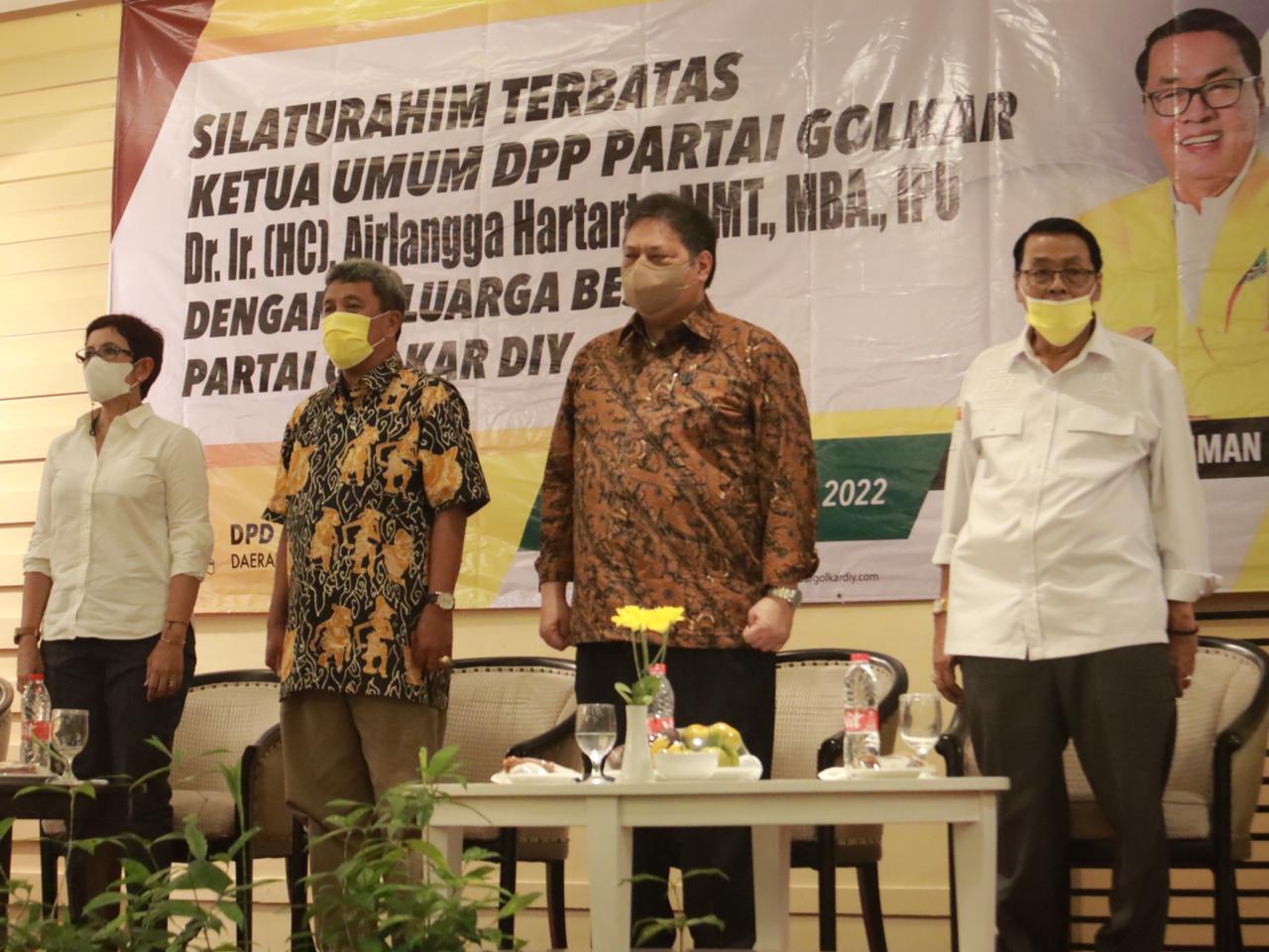 Ketua Umum Airlangga Targetkan Yogyakarta Jadi Lumbung Suara Golkar